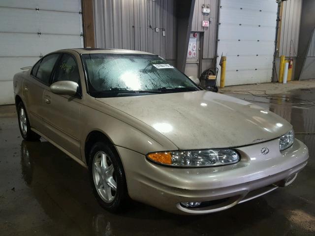 1G3NL52E51C150642 - 2001 OLDSMOBILE ALERO GL BEIGE photo 1