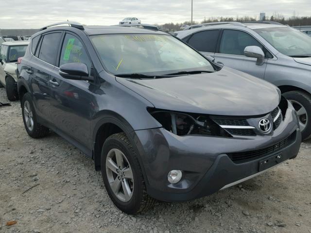 2T3RFREV4FW270240 - 2015 TOYOTA RAV4 XLE GRAY photo 1