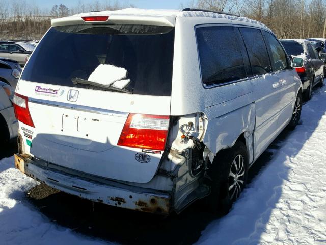 5FNRL38837B118369 - 2007 HONDA ODYSSEY TO WHITE photo 4