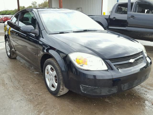 1G1AL15F077108580 - 2007 CHEVROLET COBALT LT BLACK photo 1