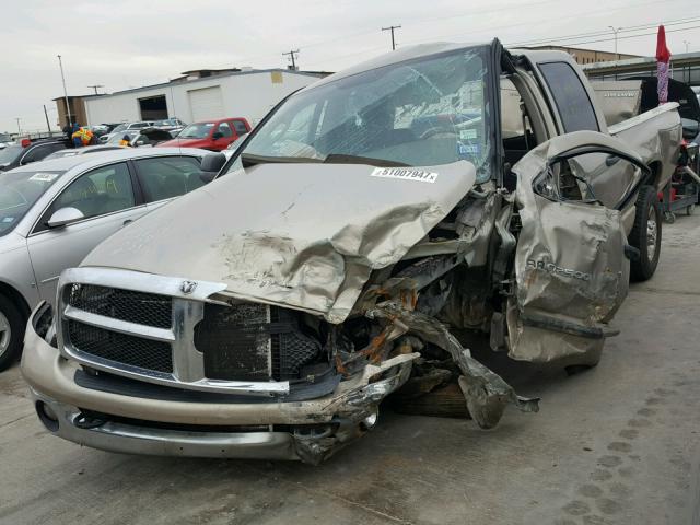 3D7KR28C65G757616 - 2005 DODGE RAM 2500 S BEIGE photo 2