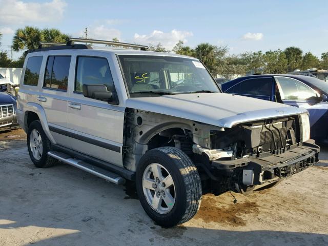 1J8HH48K78C190956 - 2008 JEEP COMMANDER SILVER photo 1