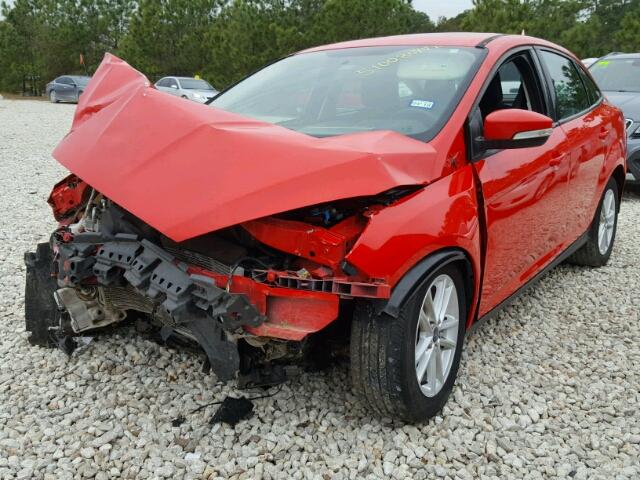 1FADP3F29FL204297 - 2015 FORD FOCUS SE RED photo 2