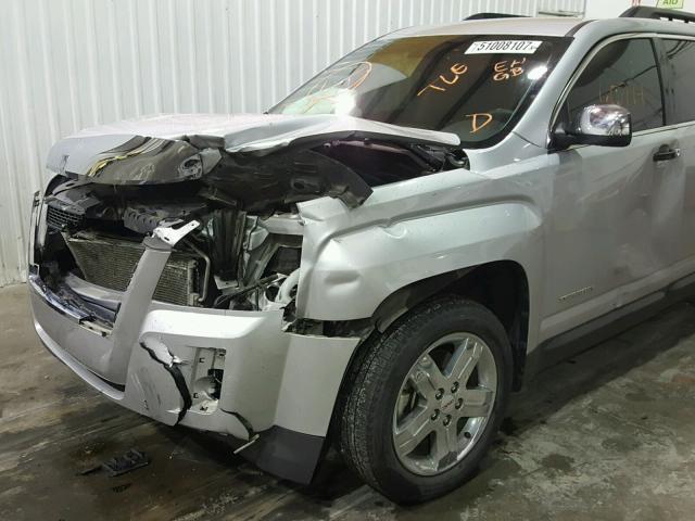 2GKALSEK6D6126186 - 2013 GMC TERRAIN SL SILVER photo 9