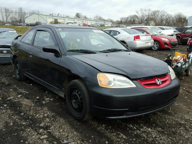 1HGEM22921L043077 - 2001 HONDA CIVIC SI BLACK photo 1