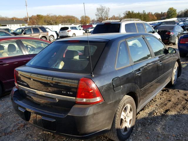 1G1ZU64804F176816 - 2004 CHEVROLET MALIBU MAX შავი ფოტო 4