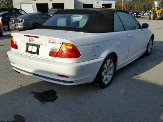 WBABS33471JY57735 - 2001 BMW 325 CI WHITE photo 4