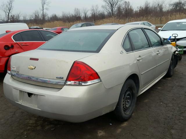 2G1WB57K691105676 - 2009 CHEVROLET IMPALA LS SILVER photo 4