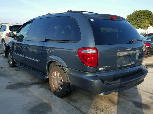 2A8GP54L87R295577 - 2007 CHRYSLER TOWN & COU BLUE photo 3