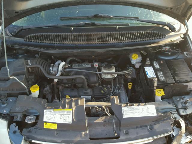 2A8GP54L87R295577 - 2007 CHRYSLER TOWN & COU BLUE photo 7