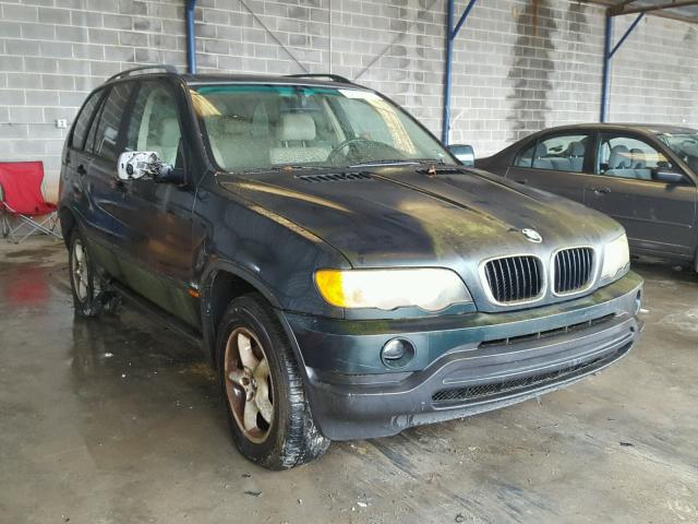 WBAFA53581LM70608 - 2001 BMW X5 3.0I GREEN photo 1