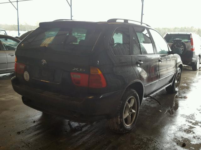 WBAFA53581LM70608 - 2001 BMW X5 3.0I GREEN photo 4