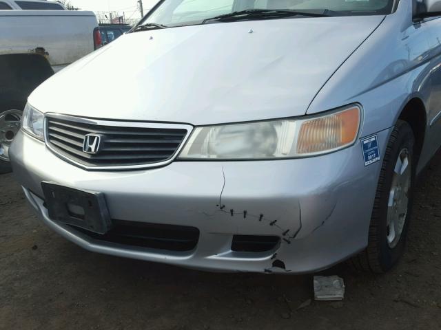 2HKRL186X1H623689 - 2001 HONDA ODYSSEY EX SILVER photo 9