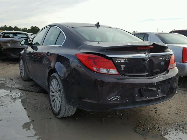 W04GN5EC0B1033569 - 2011 BUICK REGAL CXL BROWN photo 3