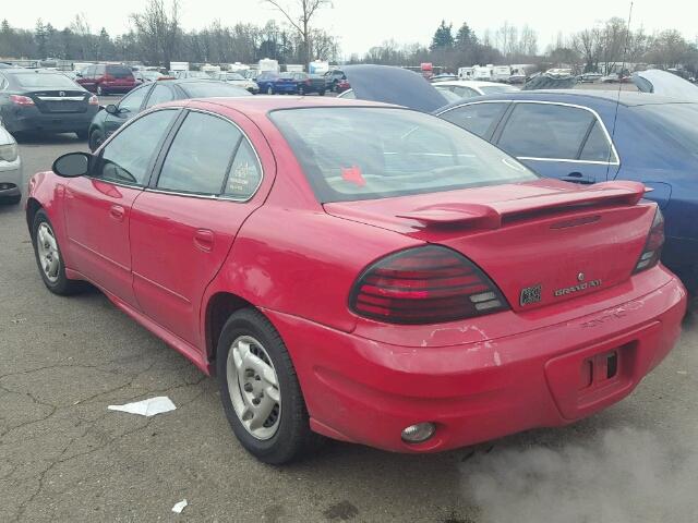 1G2NF52E93C112846 - 2003 PONTIAC GRAND AM S RED photo 3