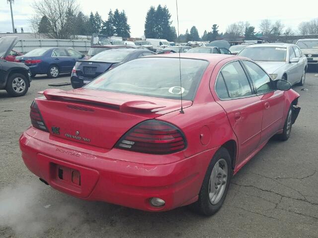 1G2NF52E93C112846 - 2003 PONTIAC GRAND AM S RED photo 4