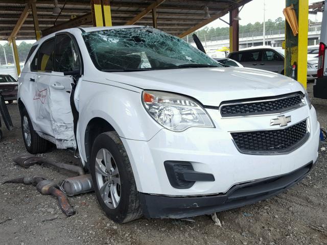 2CNALBEW0A6321125 - 2010 CHEVROLET EQUINOX LS WHITE photo 1