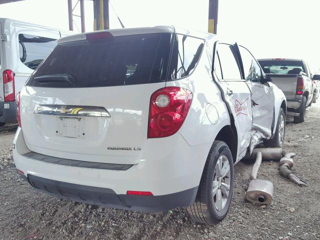 2CNALBEW0A6321125 - 2010 CHEVROLET EQUINOX LS WHITE photo 4