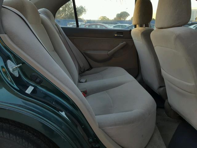 2HGES26732H572339 - 2002 HONDA CIVIC EX 绿色 照片 6