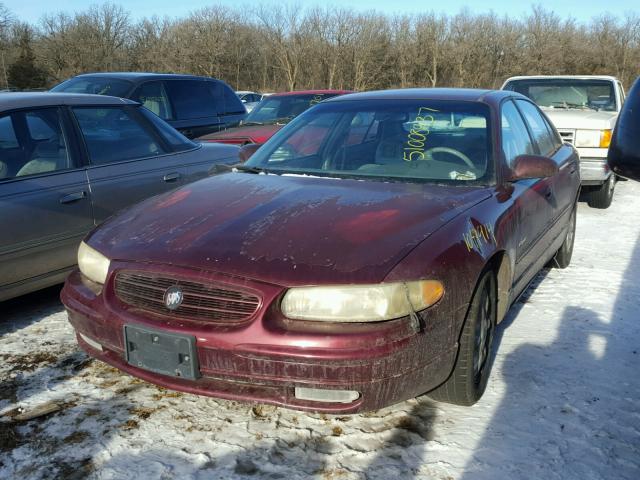 2G4WF5516Y1237935 - 2000 BUICK REGAL GS RED photo 2