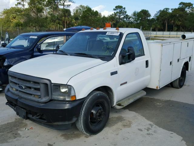 1FDWF36P14EC59759 - 2004 FORD F350 SUPER WHITE photo 2