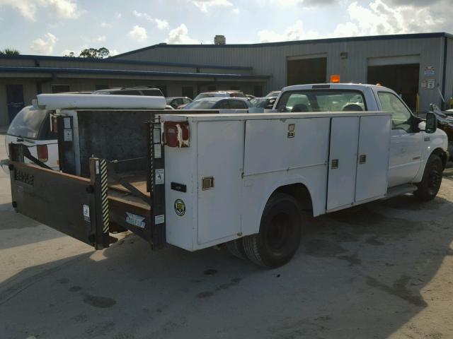 1FDWF36P14EC59759 - 2004 FORD F350 SUPER WHITE photo 4