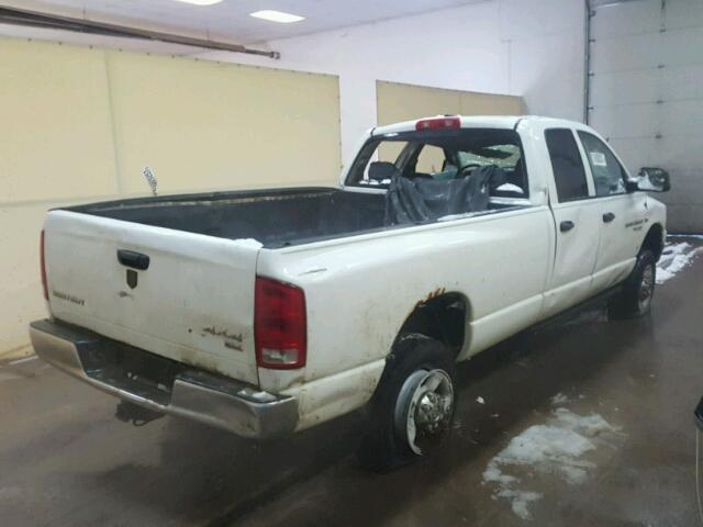1D7KS28D46J213760 - 2006 DODGE RAM 2500 S WHITE photo 4