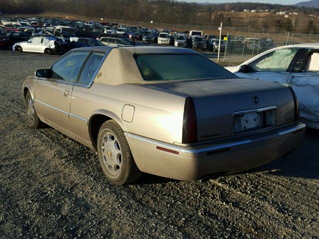 1G6EL12Y2YB702071 - 2000 CADILLAC ELDORADO E BEIGE photo 3