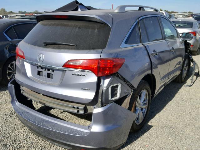 5J8TB4H59DL009462 - 2013 ACURA RDX TECHNO GRAY photo 4