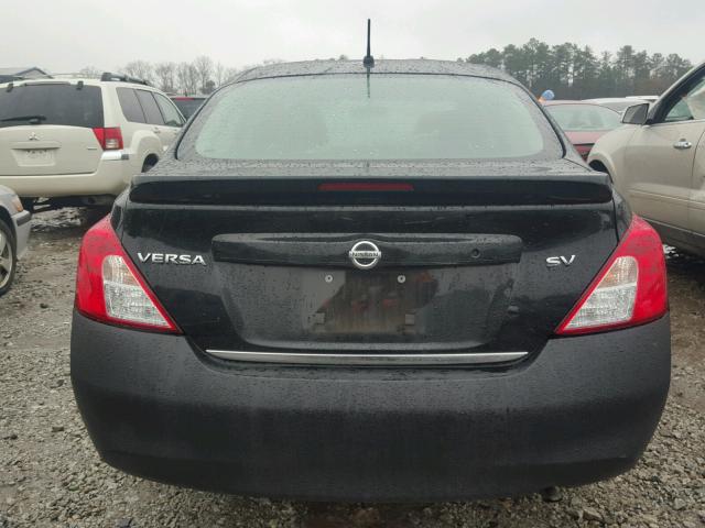 3N1CN7AP2HL821072 - 2017 NISSAN VERSA S BLACK photo 9