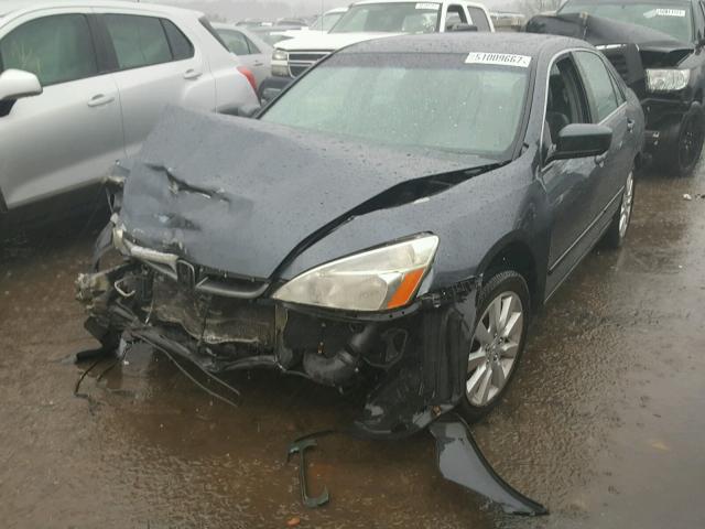 1HGCM66546A016567 - 2006 HONDA ACCORD EX BLUE photo 2