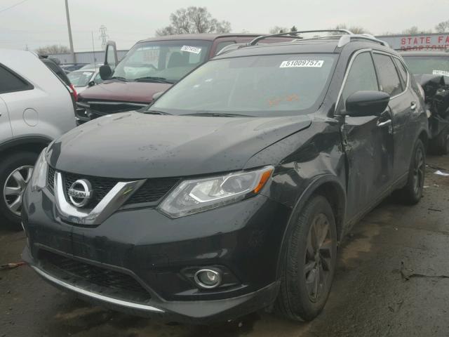 5N1AT2MV6GC807771 - 2016 NISSAN ROGUE S BLACK photo 2