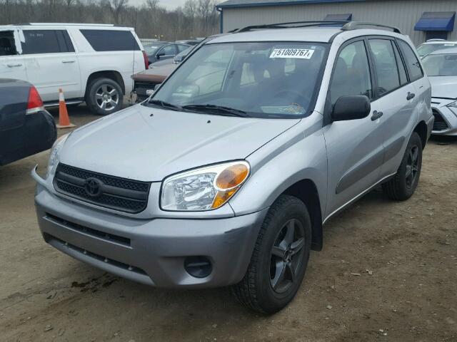 JTEGD20V140013917 - 2004 TOYOTA RAV4 SILVER photo 2