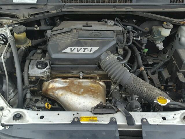 JTEGD20V140013917 - 2004 TOYOTA RAV4 SILVER photo 7