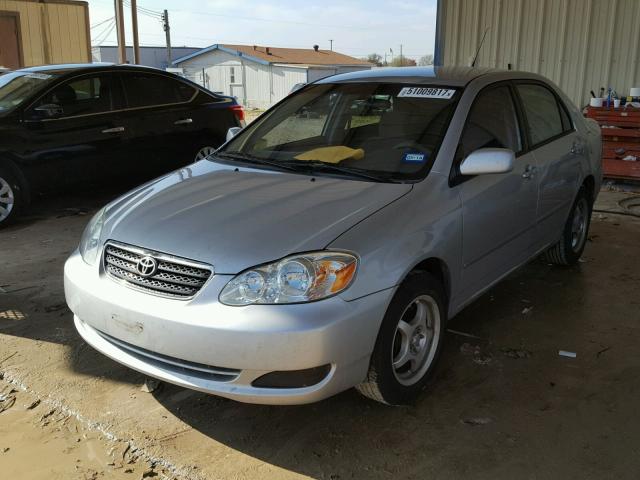 2T1BR32E78C926874 - 2008 TOYOTA COROLLA CE SILVER photo 2