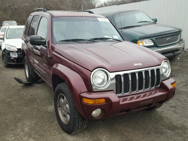 1J8GL58K42W215611 - 2002 JEEP LIBERTY LI BURGUNDY photo 1