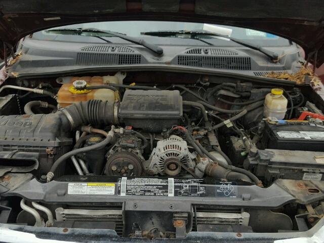 1J8GL58K42W215611 - 2002 JEEP LIBERTY LI BURGUNDY photo 7