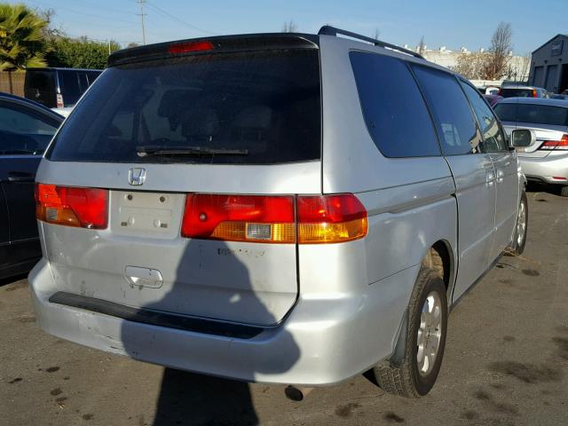 2HKRL18092H556399 - 2002 HONDA ODYSSEY EX SILVER photo 4