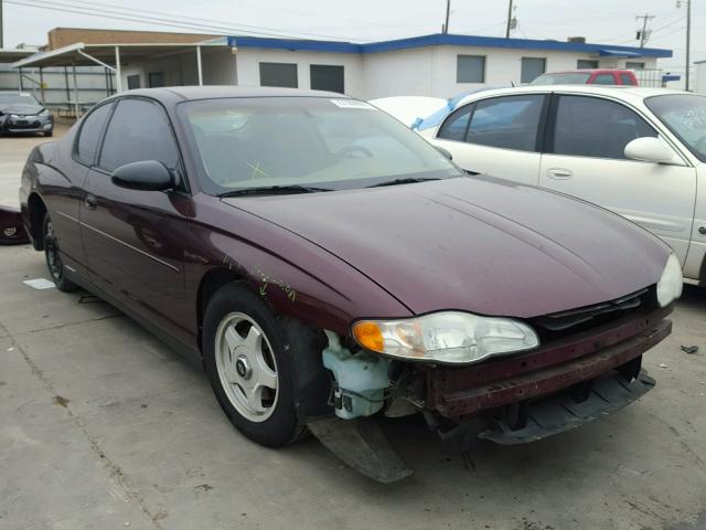 2G1WW12E339143423 - 2003 CHEVROLET MONTE CARL 栗色 照片 1