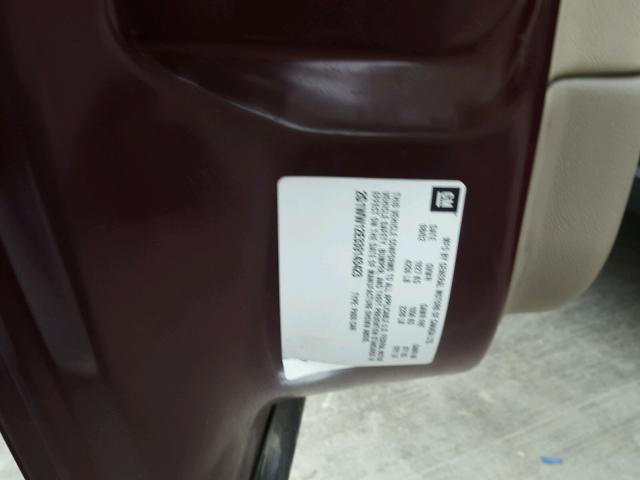 2G1WW12E339143423 - 2003 CHEVROLET MONTE CARL 栗色 照片 10