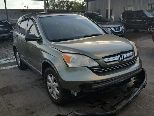 JHLRE38557C023165 - 2007 HONDA CR-V EX GREEN photo 1