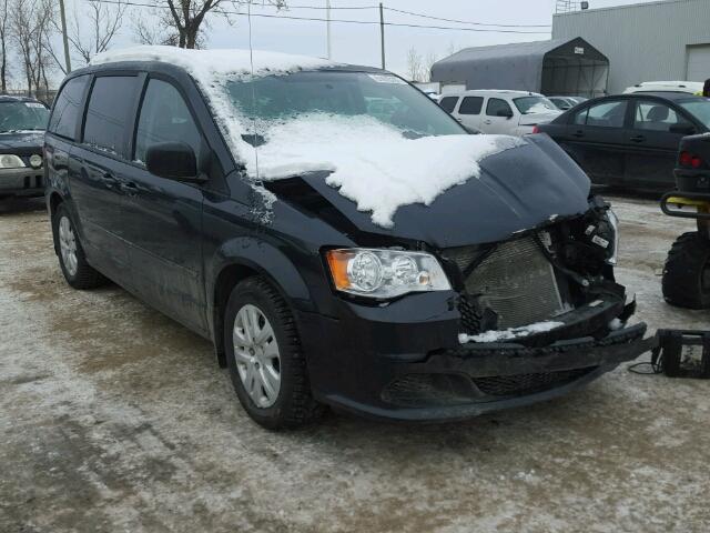 2C4RDGBG8ER334403 - 2014 DODGE GRAND CARA BLUE photo 1