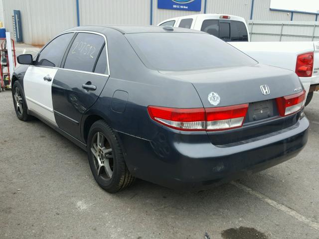 1HGCM66874A089200 - 2004 HONDA ACCORD EX CHARCOAL photo 3