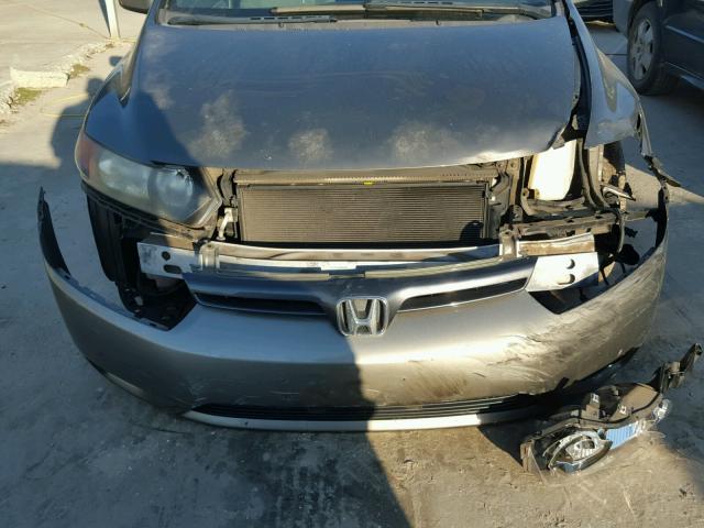 2HGFG12646H561627 - 2006 HONDA CIVIC LX CHARCOAL photo 9