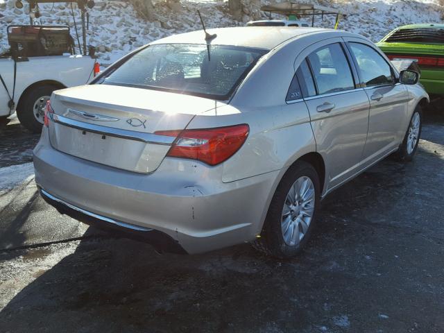 1C3CCBAG4DN723665 - 2013 CHRYSLER 200 LX GOLD photo 4