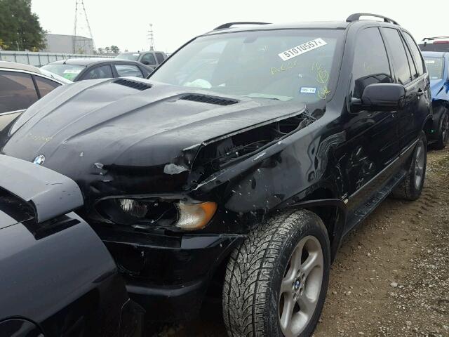 5UXFA53563LV87981 - 2003 BMW X5 3.0I BLACK photo 2