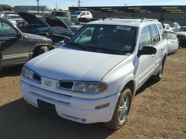 1GHDT13S422100082 - 2002 OLDSMOBILE BRAVADA WHITE photo 2