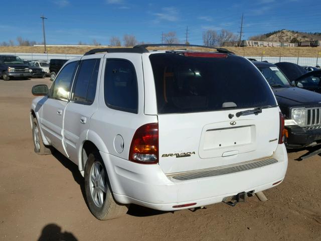 1GHDT13S422100082 - 2002 OLDSMOBILE BRAVADA WHITE photo 3