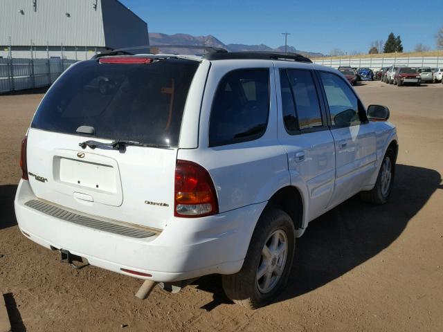 1GHDT13S422100082 - 2002 OLDSMOBILE BRAVADA WHITE photo 4