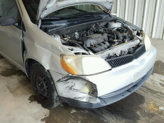 JTDBT1237Y0064349 - 2000 TOYOTA ECHO SILVER photo 9